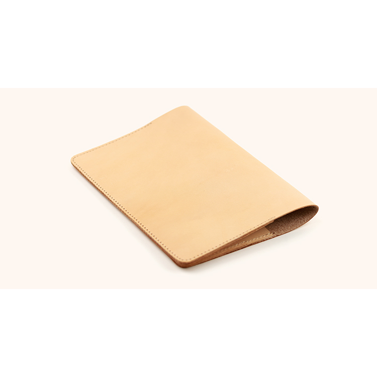 Natural leather notebook cover A5 size NC3752-NTR