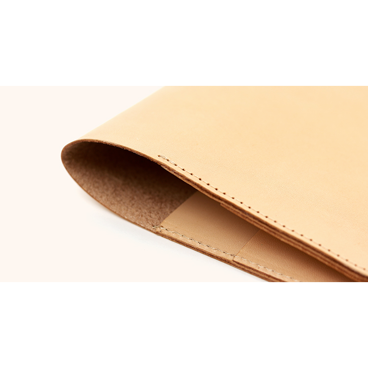 Natural leather notebook cover A5 size NC3752-NTR