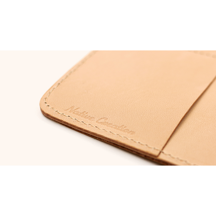 Natural leather notebook cover A5 size NC3752-NTR