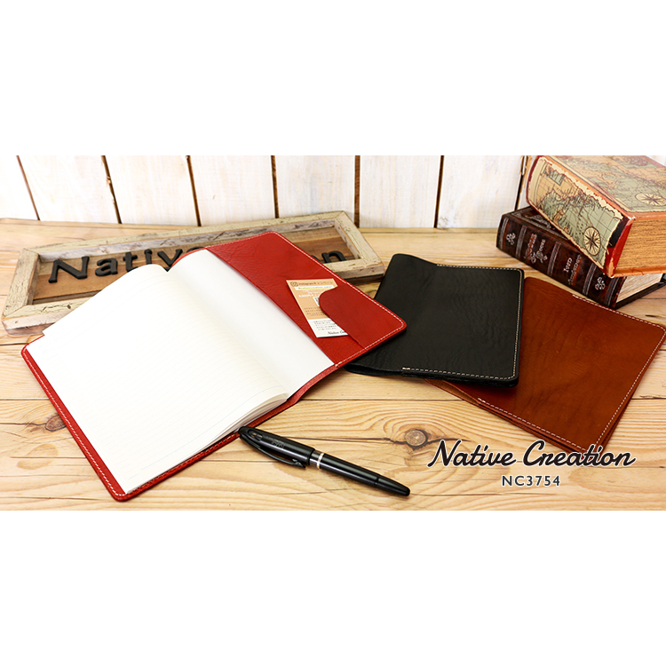 Soft Shrink Oil Leather Notebook Cover A4 Size NC3754