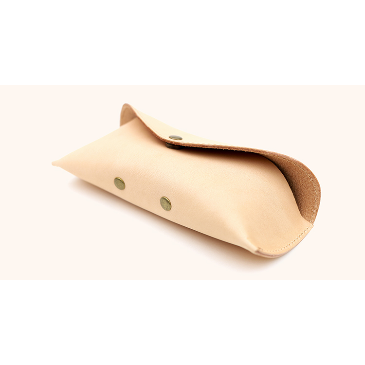 Natural leather glasses case NC3756-NTR