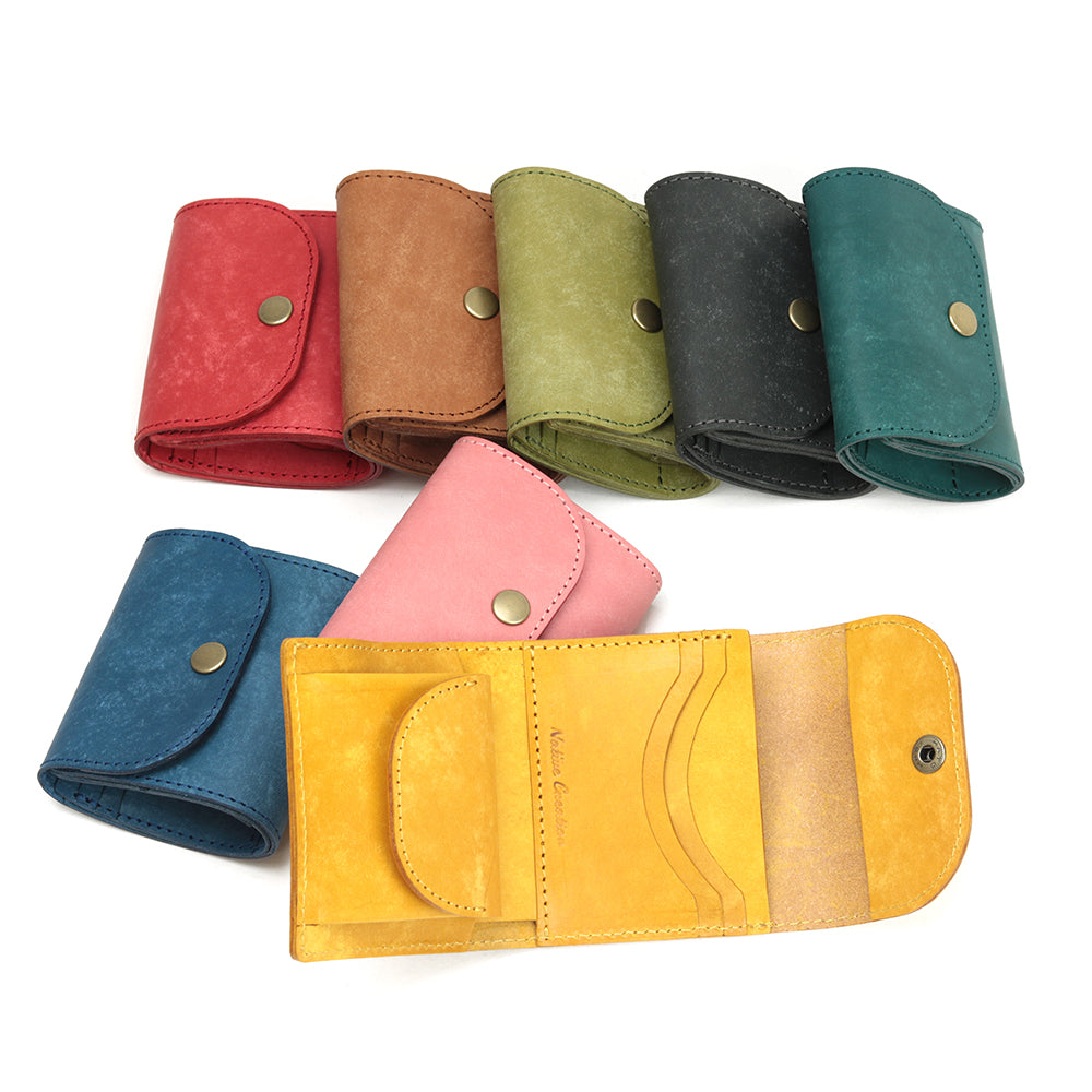 Italian leather compact wallet NC3771W