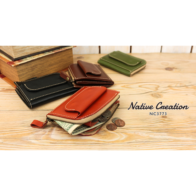 L-shaped zipper mini wallet NC3773