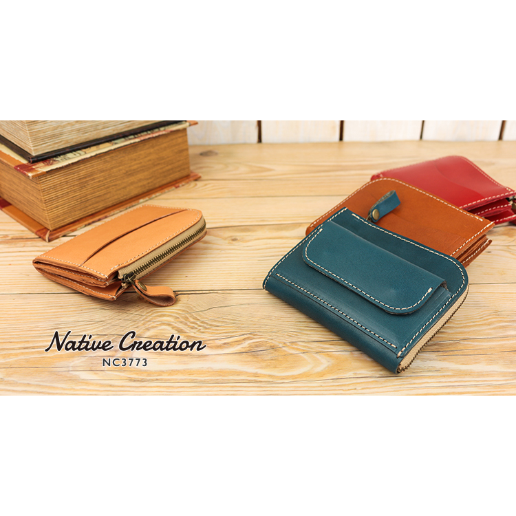 L-shaped zipper mini wallet NC3773