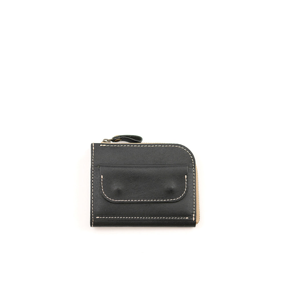 コンパクトなのに大容量。L字ファスナー ミニ財布 栃木レザー NC3773