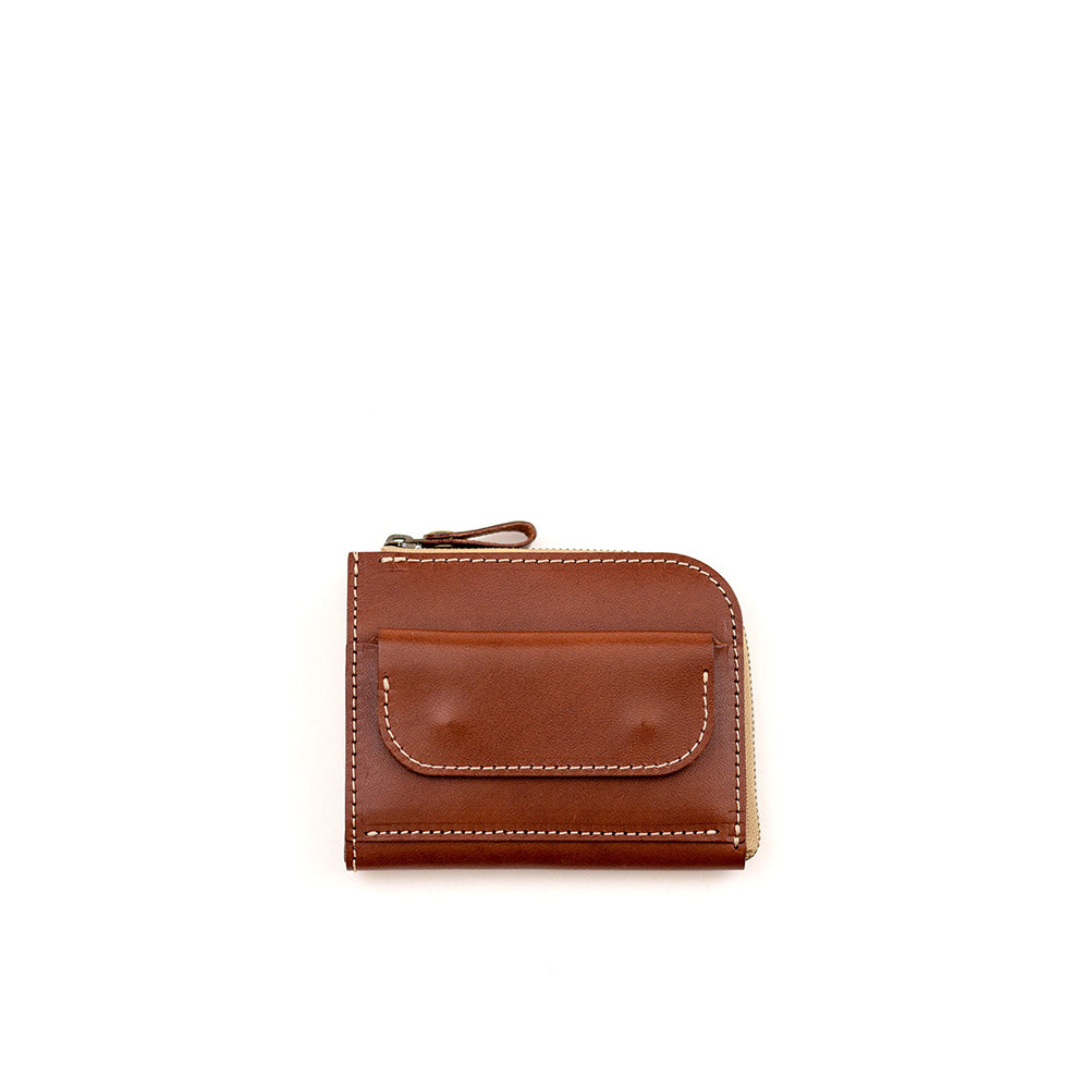 コンパクトなのに大容量。L字ファスナー ミニ財布 栃木レザー NC3773