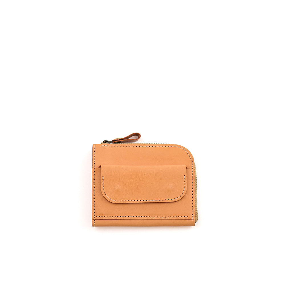 コンパクトなのに大容量。L字ファスナー ミニ財布 栃木レザー NC3773