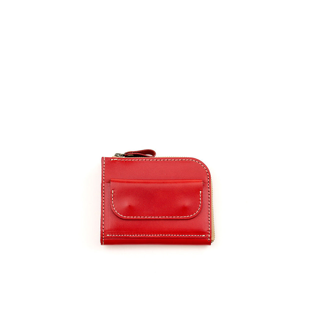 コンパクトなのに大容量。L字ファスナー ミニ財布 栃木レザー NC3773