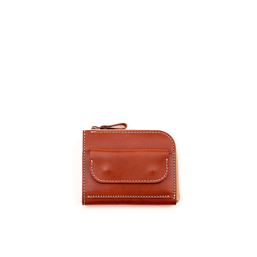 コンパクトなのに大容量。L字ファスナー ミニ財布 栃木レザー NC3773