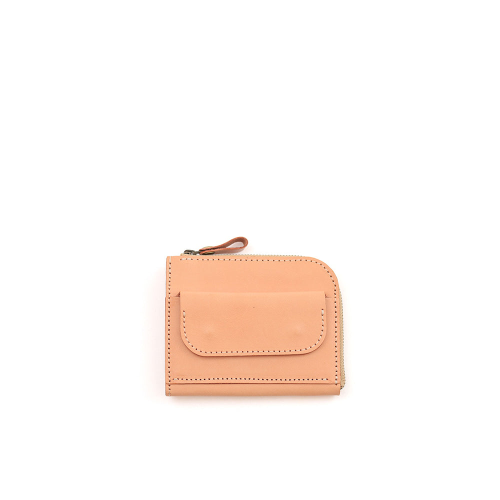 コンパクトなのに大容量。L字ファスナー ミニ財布 栃木レザー NC3773