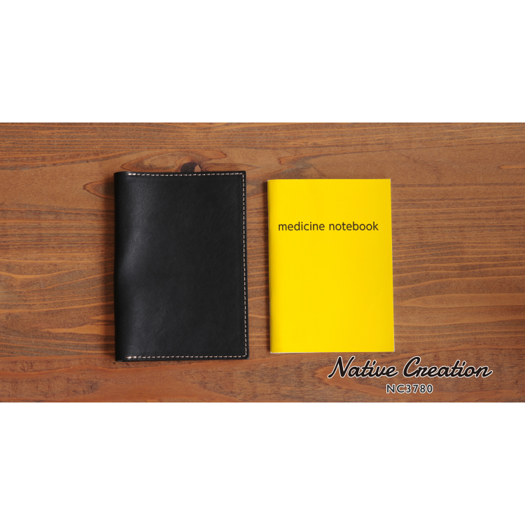 Soft Shrink Oil Leather Notebook Cover A6 Size (Medicine Book) NC3780