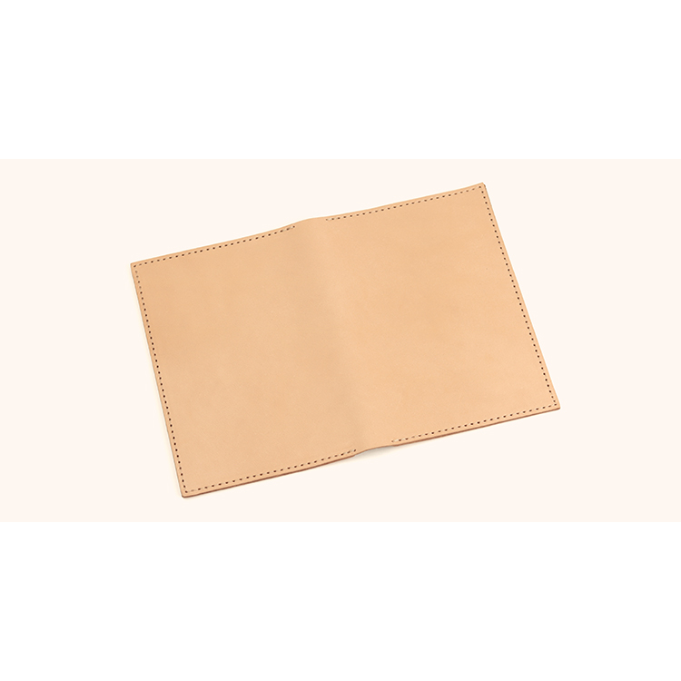 Natural leather notebook cover A6 size (medicine notebook) NC3780-NTR