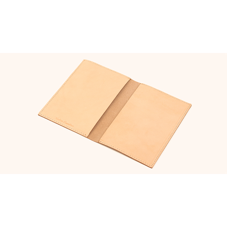 Natural leather notebook cover A6 size (medicine notebook) NC3780-NTR