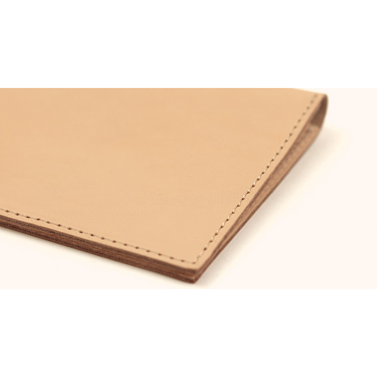 Natural leather notebook cover A6 size (medicine notebook) NC3780-NTR