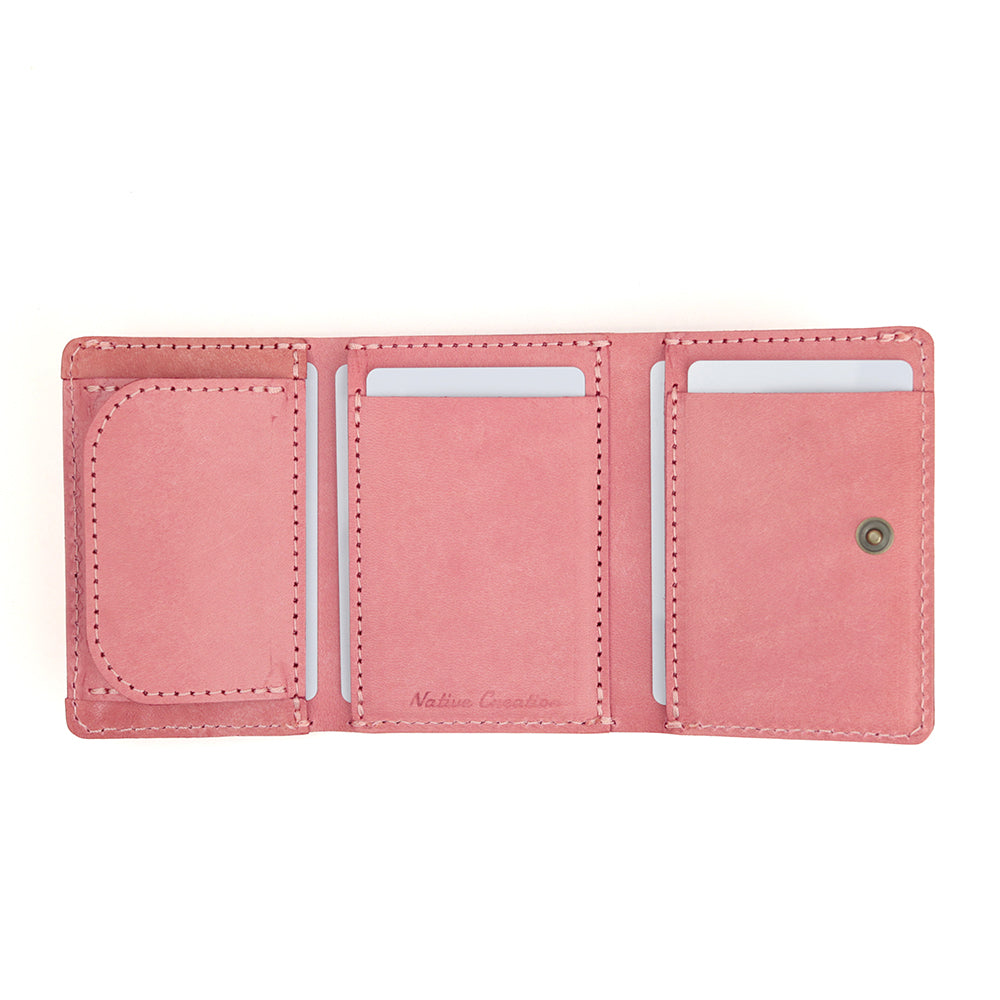 【訳あり品26】 ミニ財布 イタリアンレザーPINK NC3783W