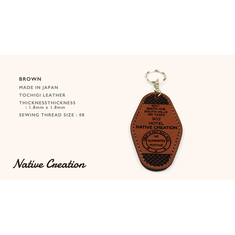 Vintage Hotel Style Keychain NC3802