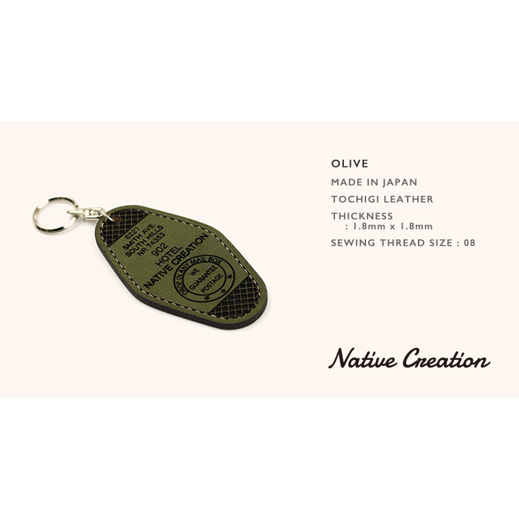 Vintage Hotel Style Keychain NC3802