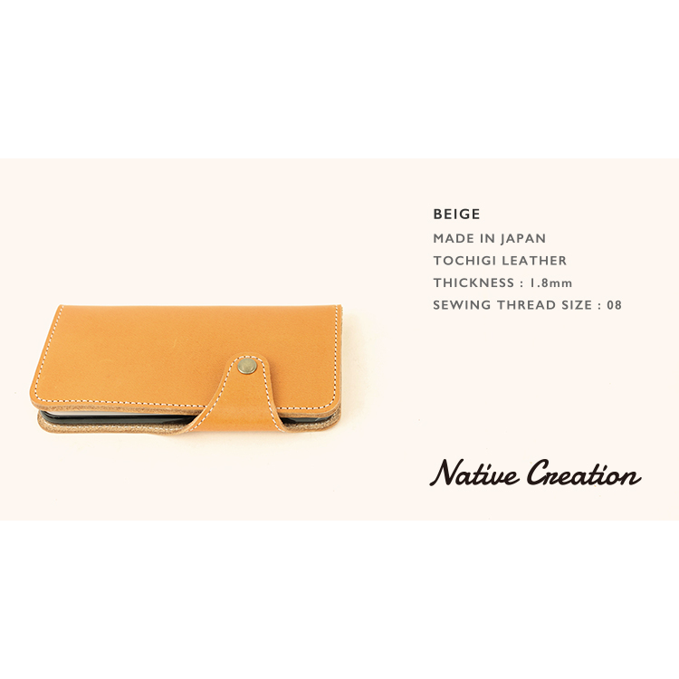 Tochigi Leather Notebook Case for iPhone 15 Series